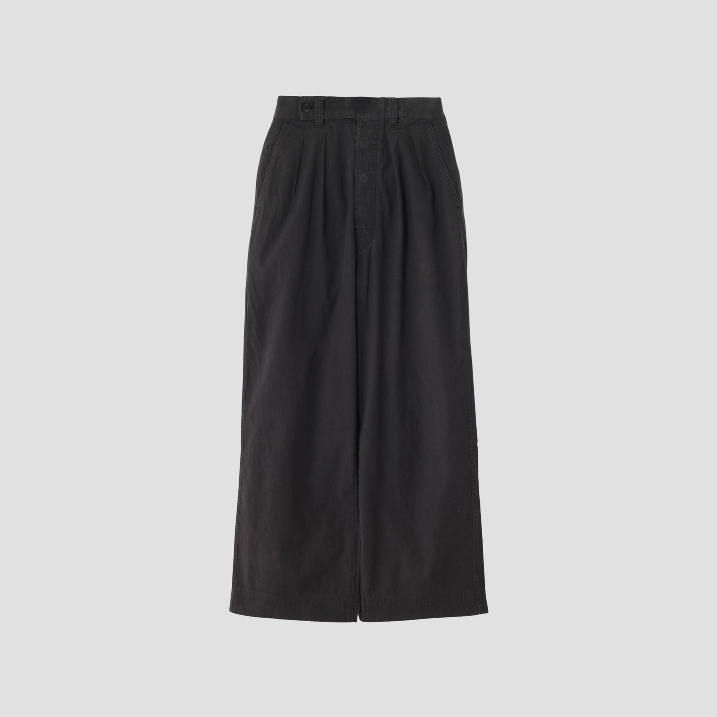 OVERDYE MELANGE COTTON LINEN TROUSERS