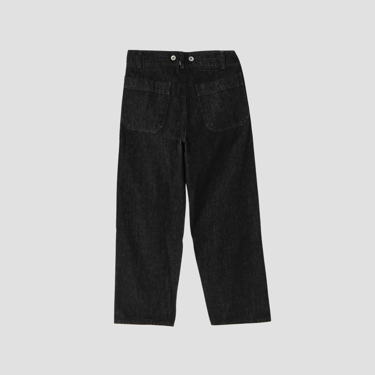 CANTON BLACK DENIM TROUSERS