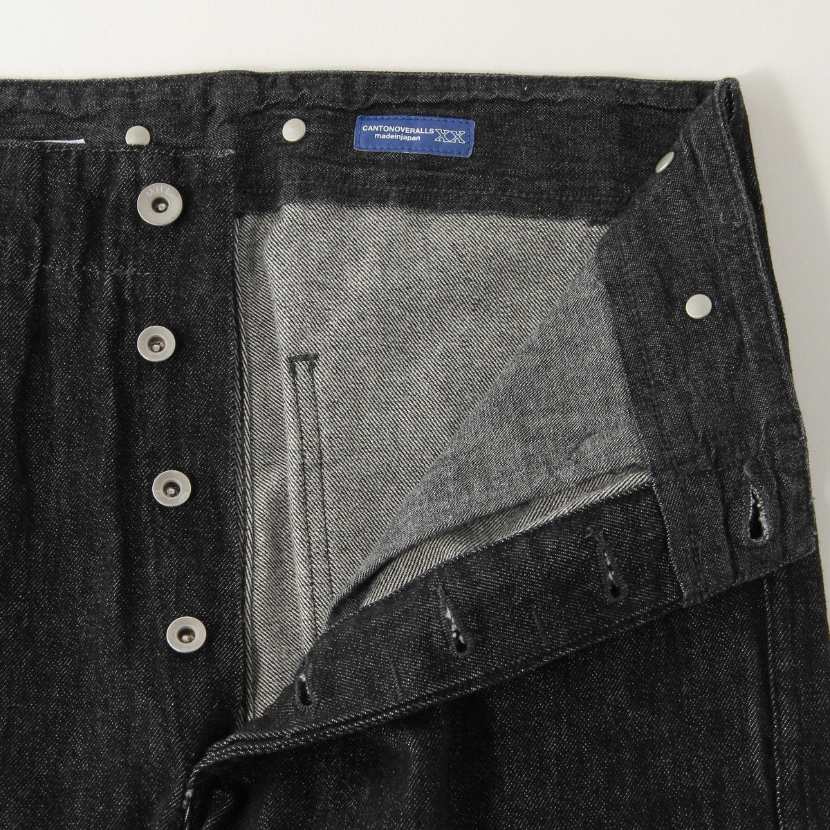 CANTON BLACK DENIM TROUSERS