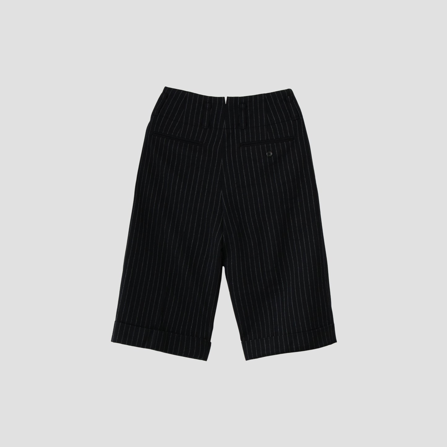 BROKEN STRIPE WOOL TROUSERS