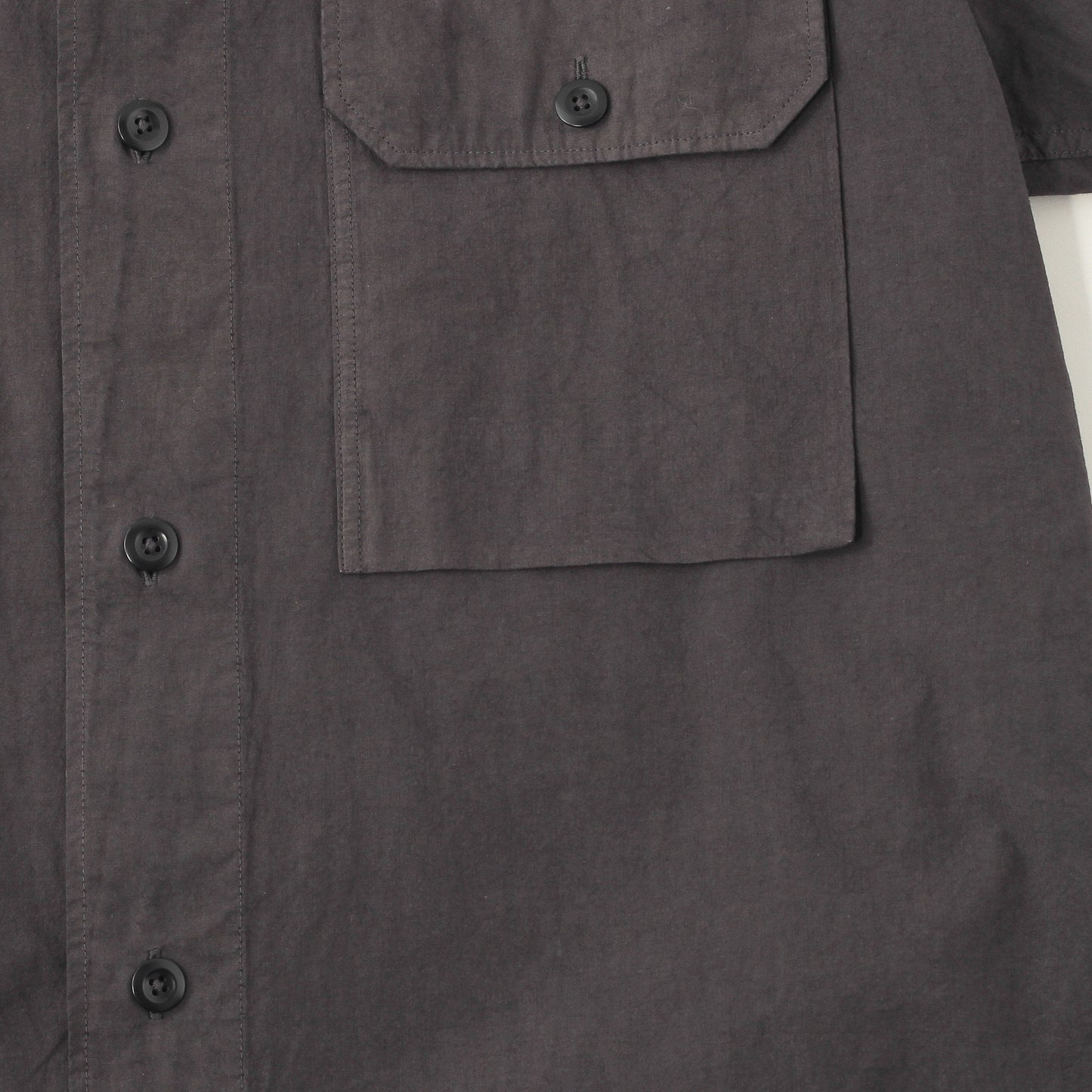 GARMENT DYE PLAIN POPLIN SHIRT