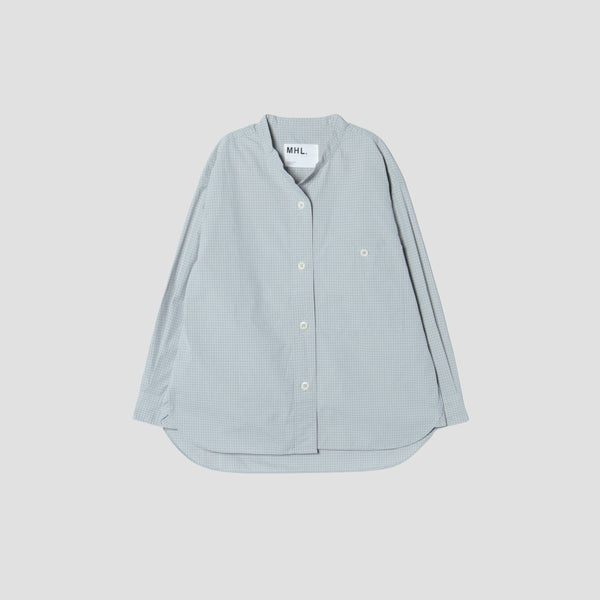 WINDOW CHECK END ON END COTTON SHIRT