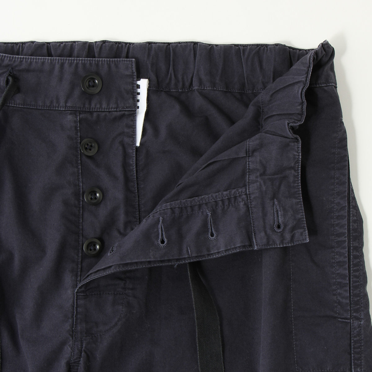 SUPERFINE COTTON TWILL TROUSERS