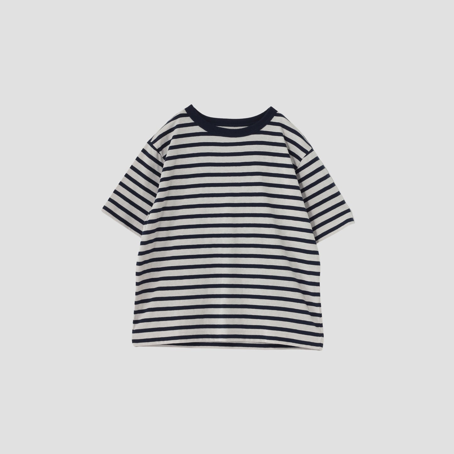 ROUGH COTTON STRIPE JERSEY