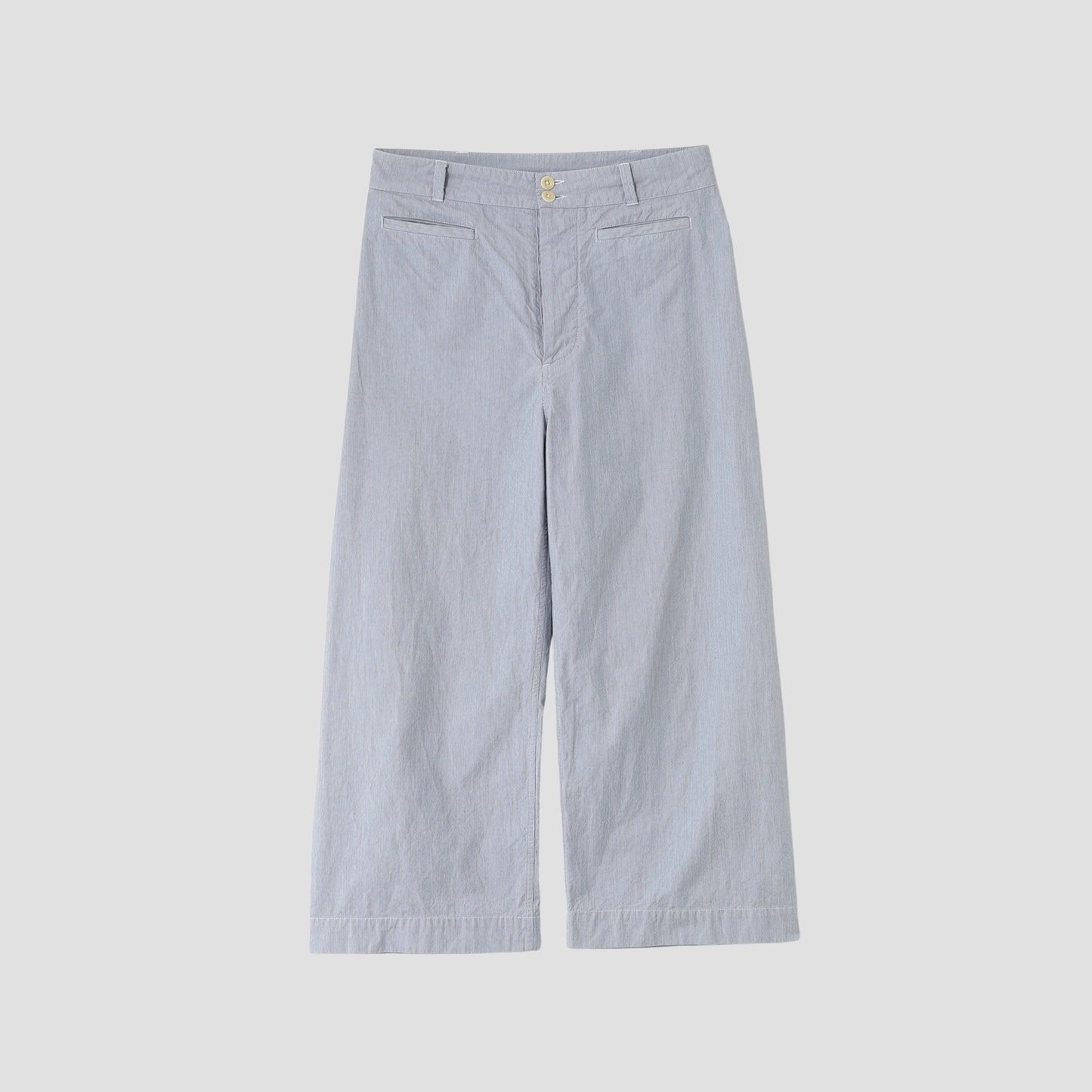 HAIRLINE COTTON TROUSERS