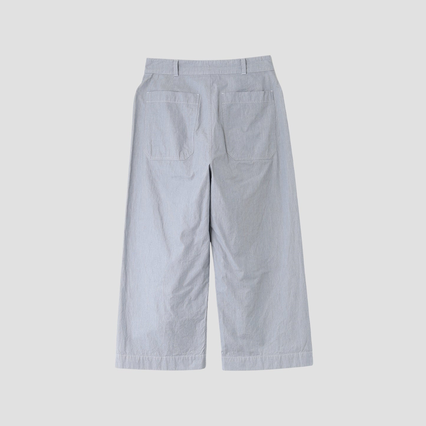 HAIRLINE COTTON TROUSERS
