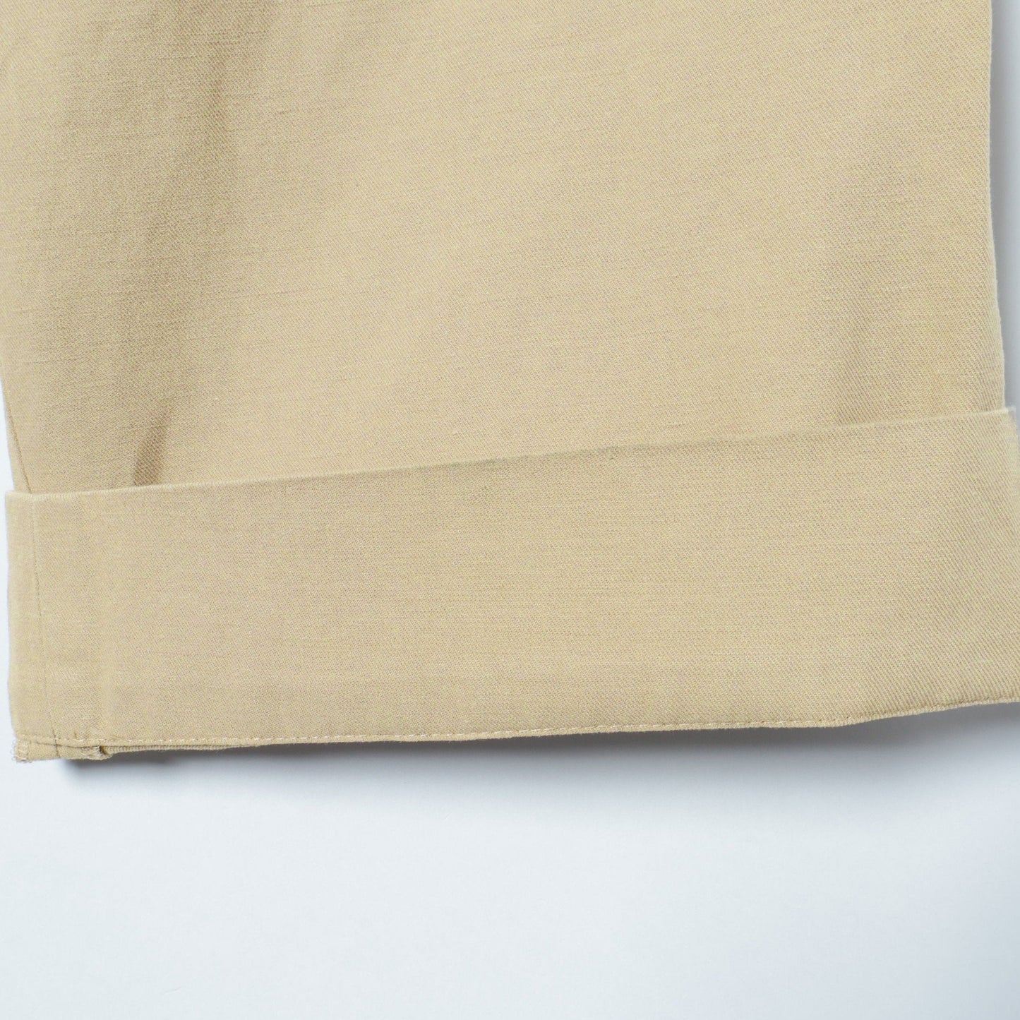 HIGH TWIST COTTON LINEN TROUSERS
