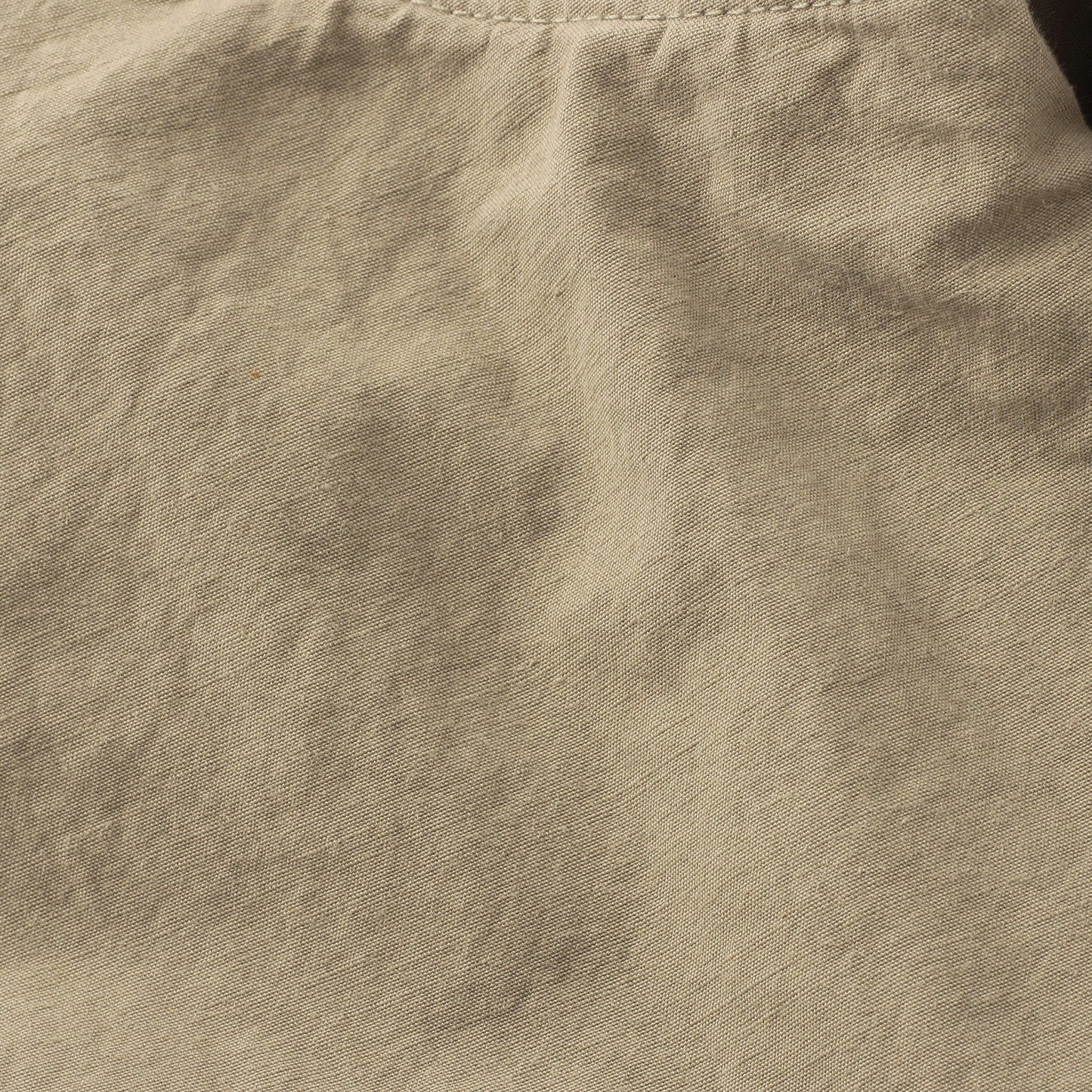 COTTON LINEN PLAIN WEAVE TROUSERS