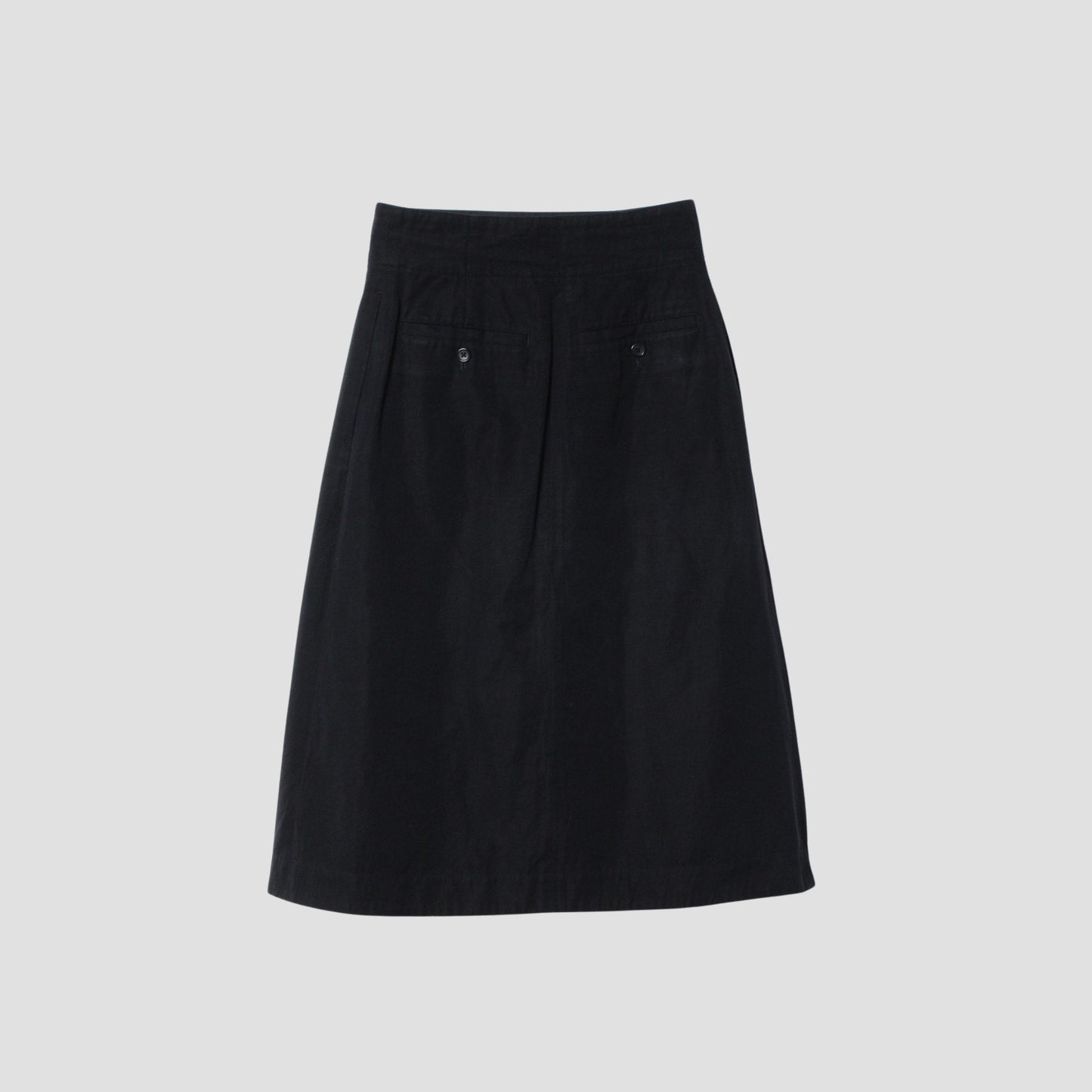 COTTON LINEN TWILL SKIRT