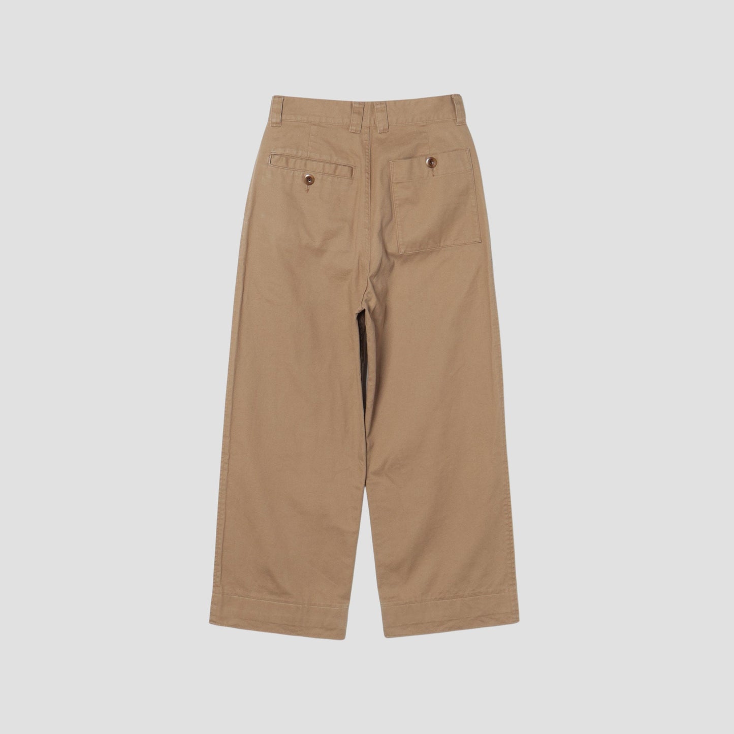 JAPANESE COTTON LINEN DRILL TROUSERS