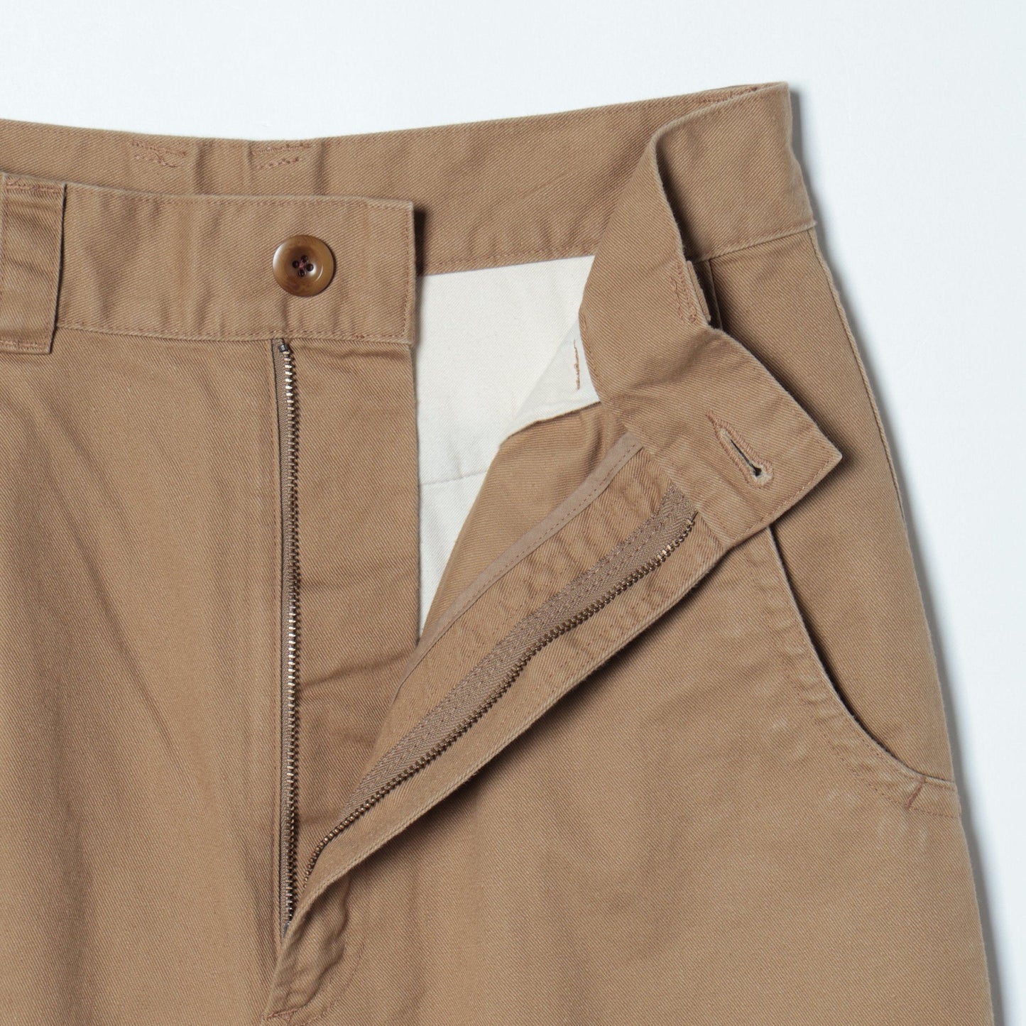JAPANESE COTTON LINEN DRILL TROUSERS