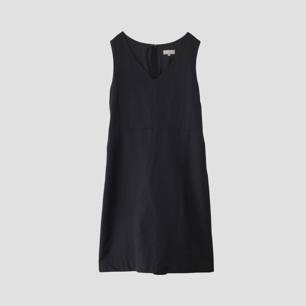 LINEN WOOL HOPSACK DRESS