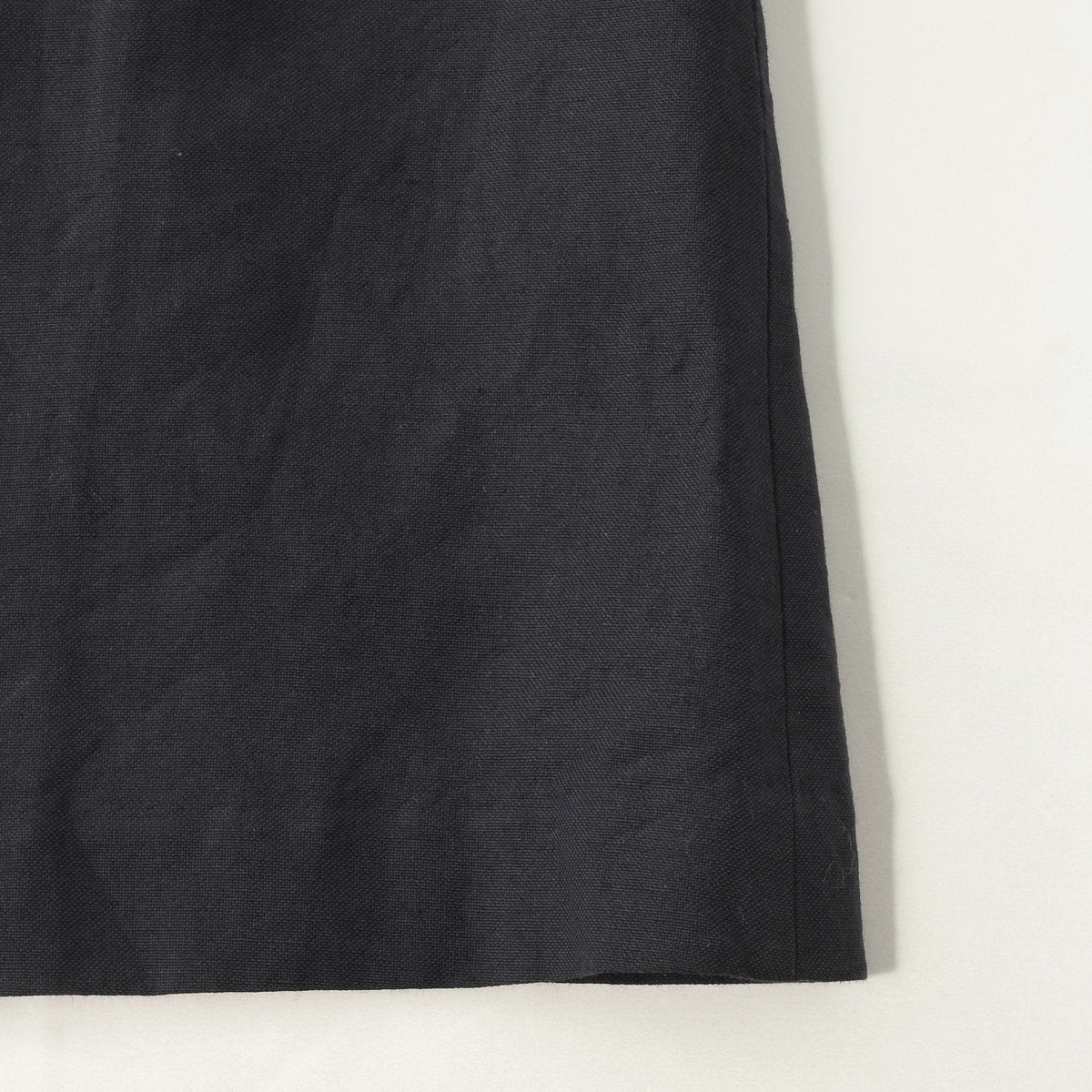 LINEN WOOL HOPSACK DRESS