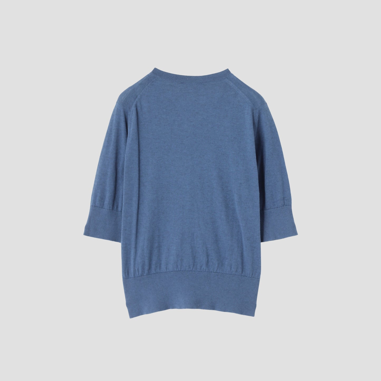 SEA ISLAND COTTON HIGH RIB CARDIGAN KNIT