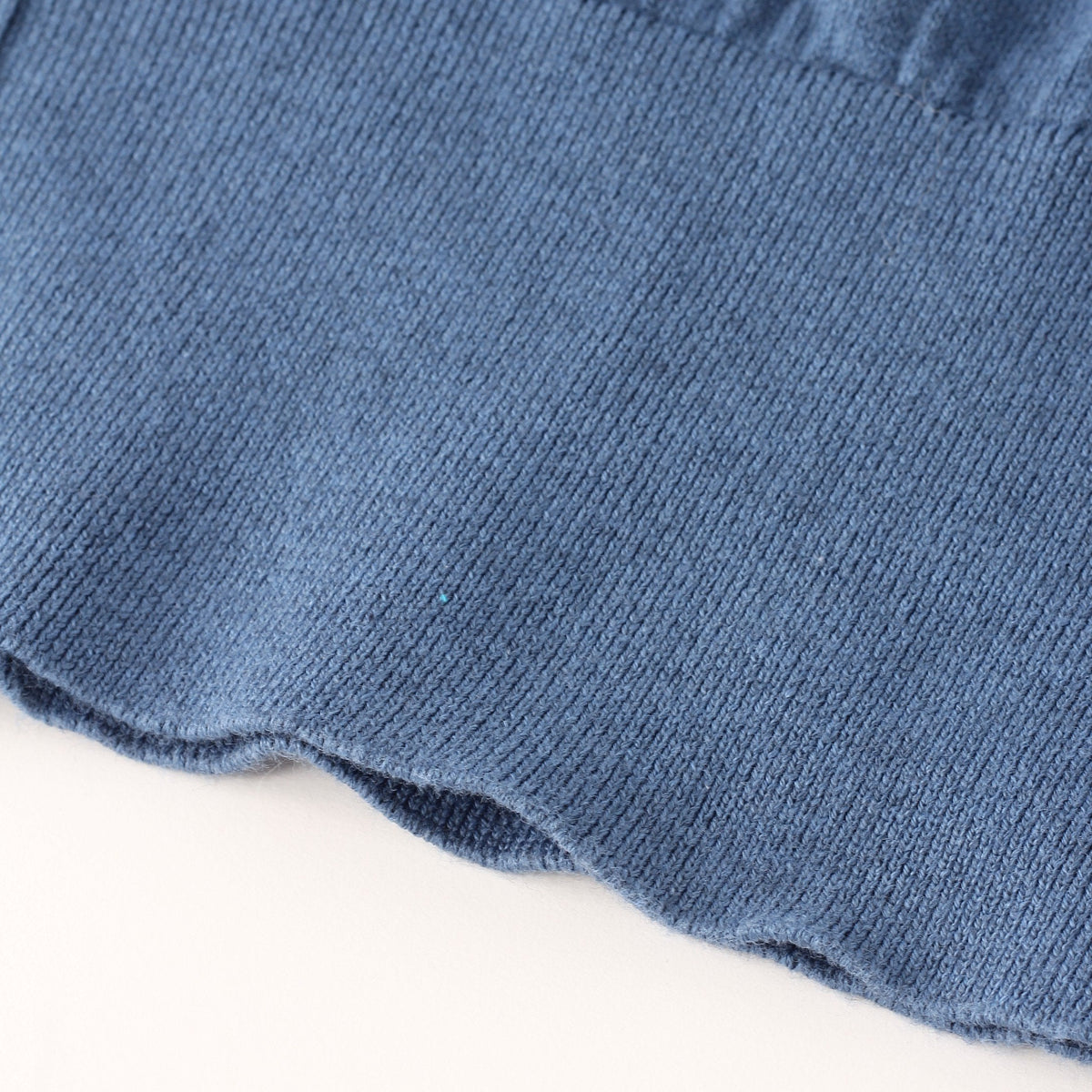 SEA ISLAND COTTON HIGH RIB CARDIGAN KNIT