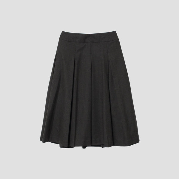 FINE WOOL FLANNEL SKIRT