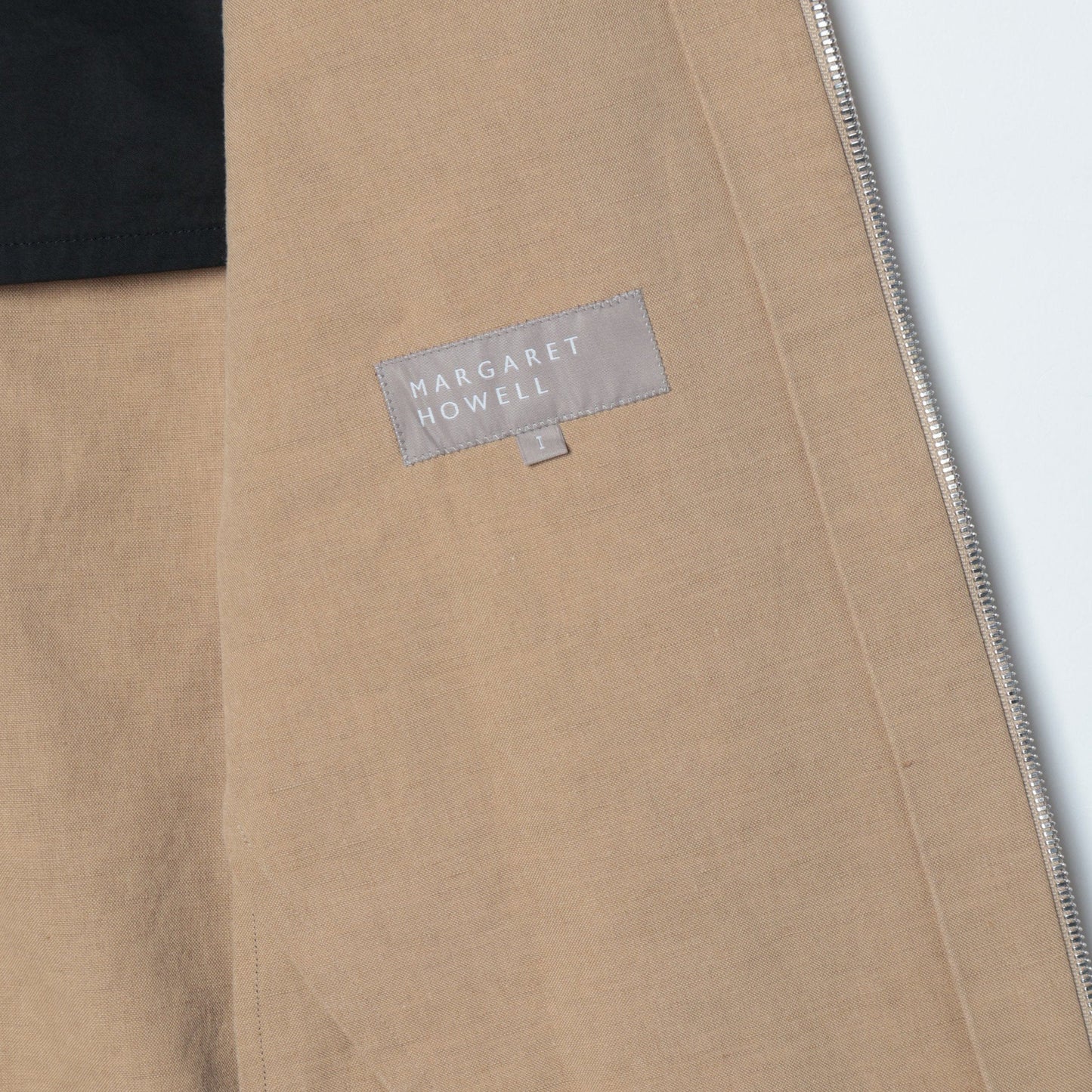 COTTON LINEN PLAIN WEAVE BLOUSON