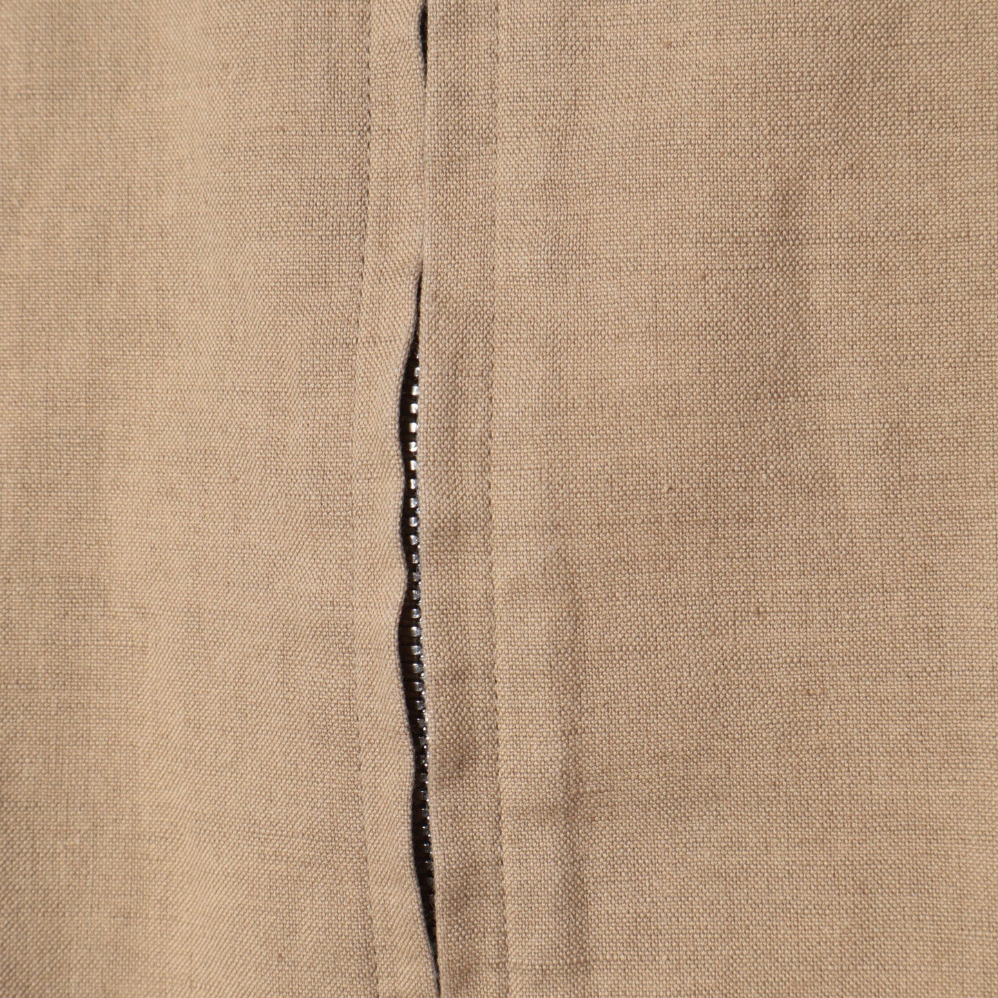 COTTON LINEN PLAIN WEAVE BLOUSON
