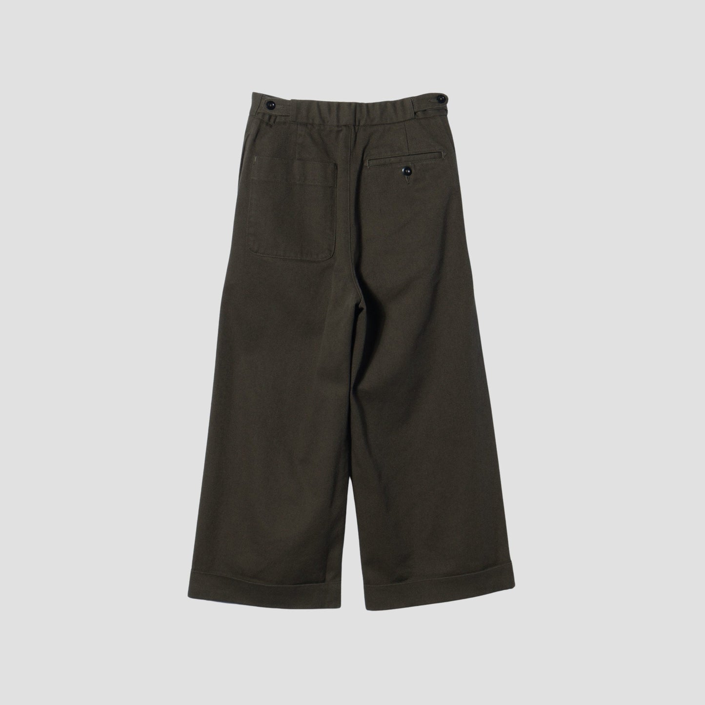 RAISED COTTON DRILL TROUSERS