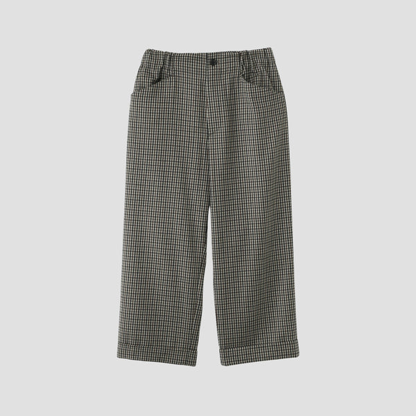 SMALL WOOL CHECK TROUSERS