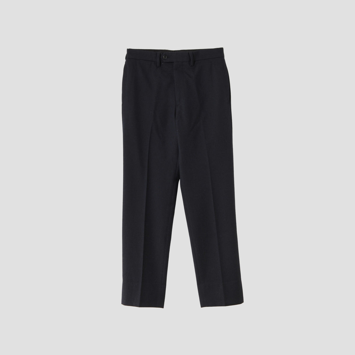 WASHED WOOL SERGE TROUSERS