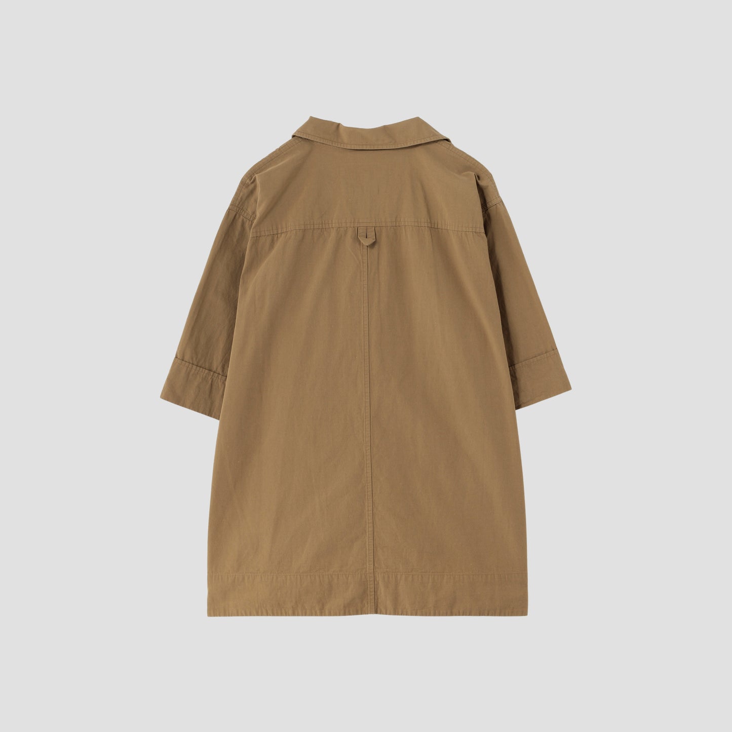 SANDED COTTON LINEN SHIRT