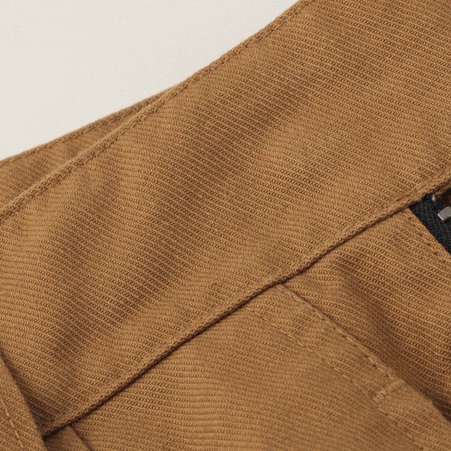 ORGANIC COTTON GABERDINE TROUSERS