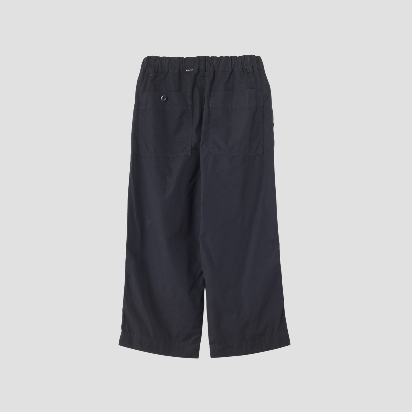 FINE COMPACT COTTON POPLIN TROUSERS