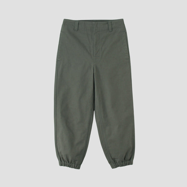 ORGANIC COTTON GABARDINE TROUSERS