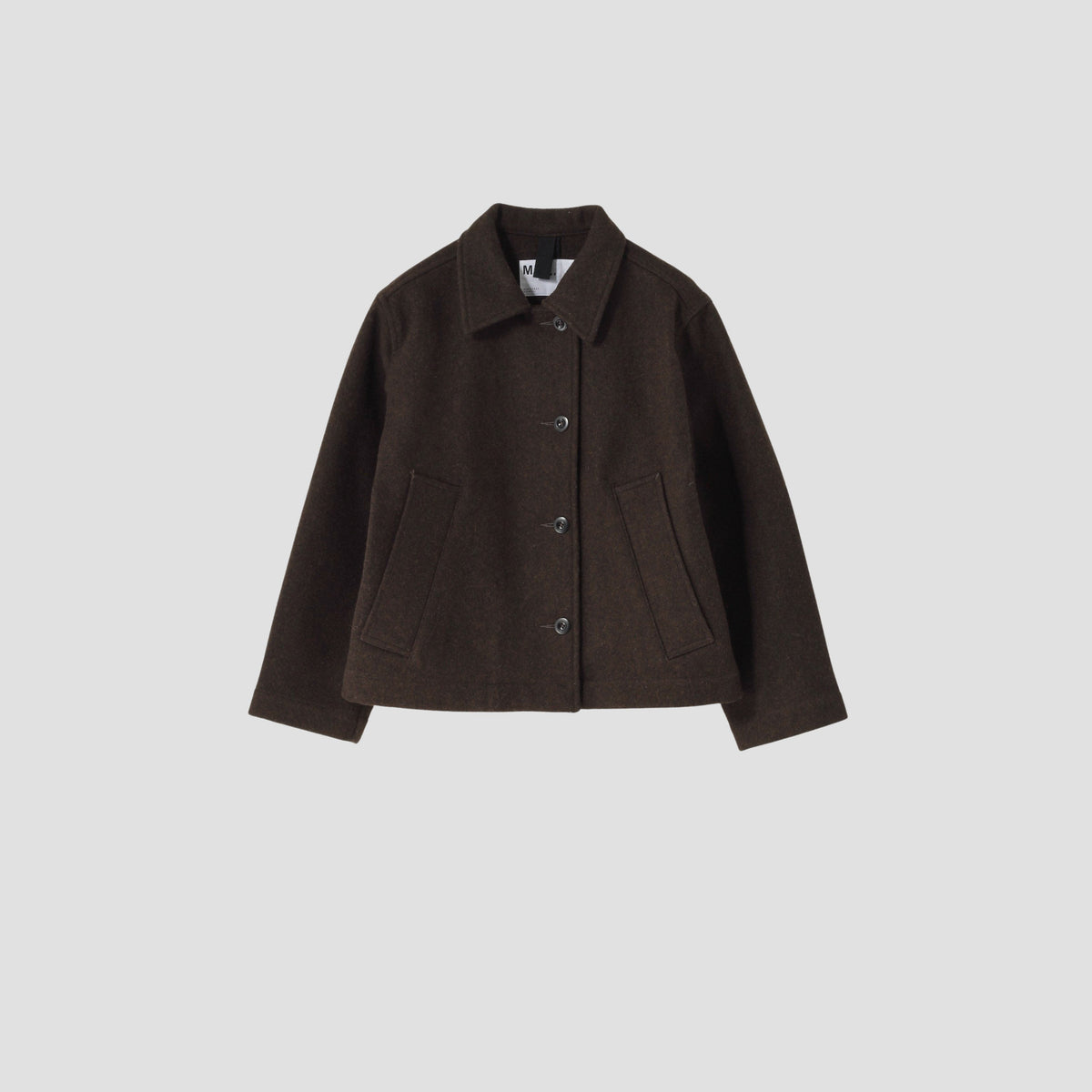 COARSE WOOL MELTON BLOUSON