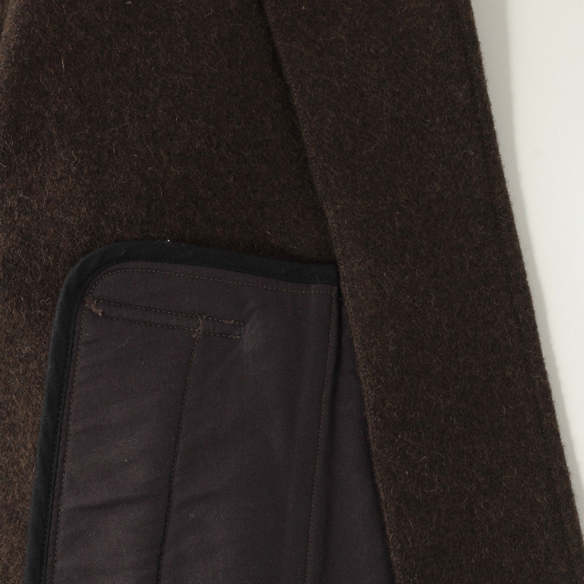 COARSE WOOL MELTON BLOUSON