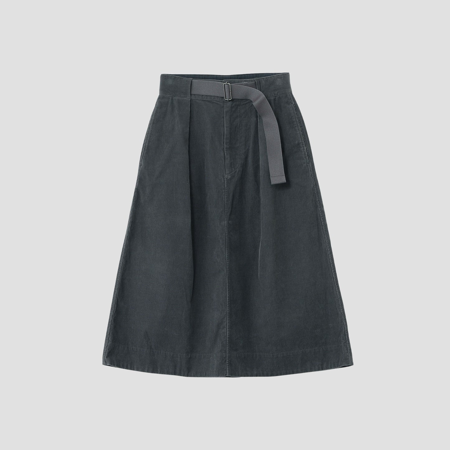 DRY COTTON NEEDLECORD SKIRT