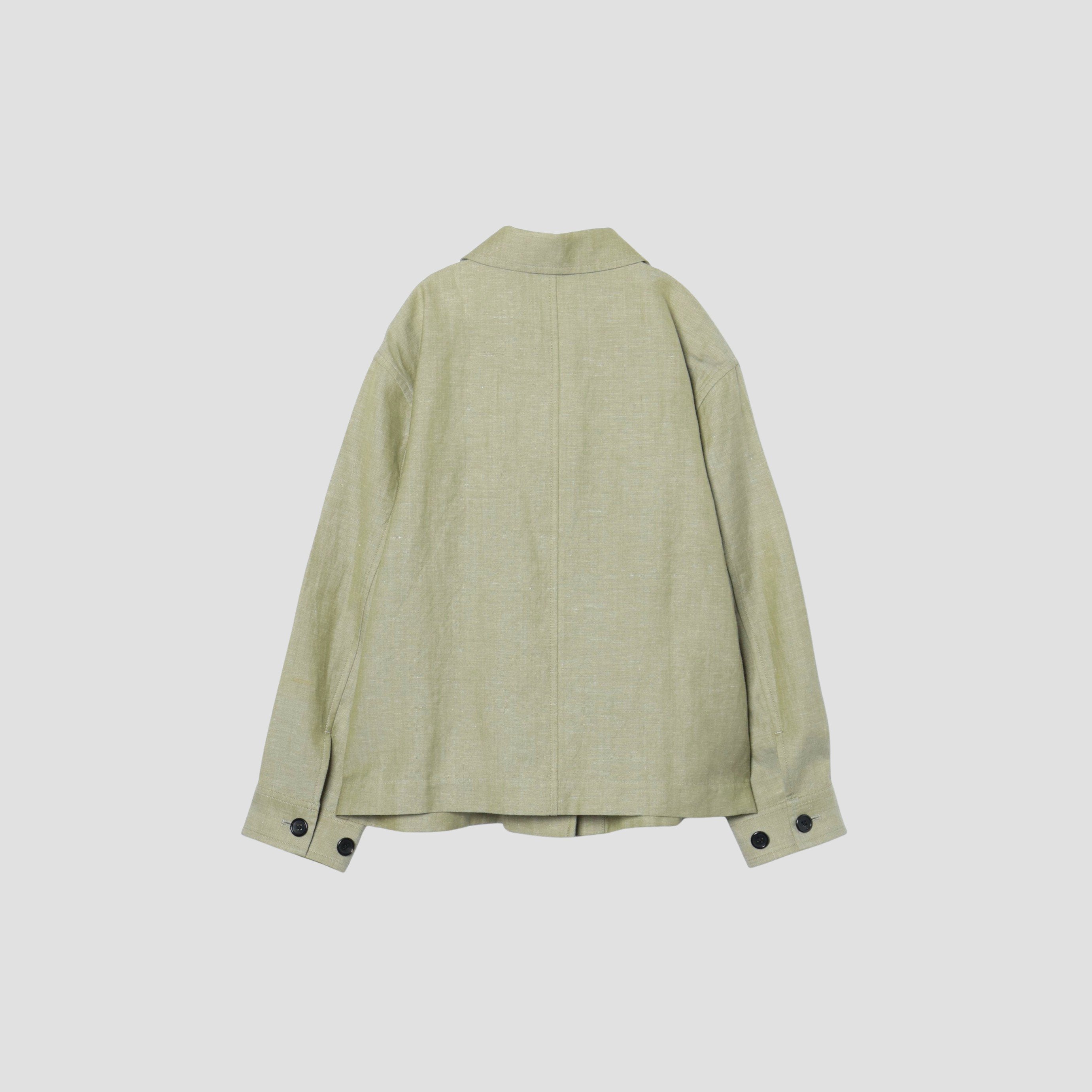 【極美品】マーガレットハウエル　ロングジャケット　カーキ　コットン100% L 極美品】マーガレットハウエル ロングジャケット カーキ
