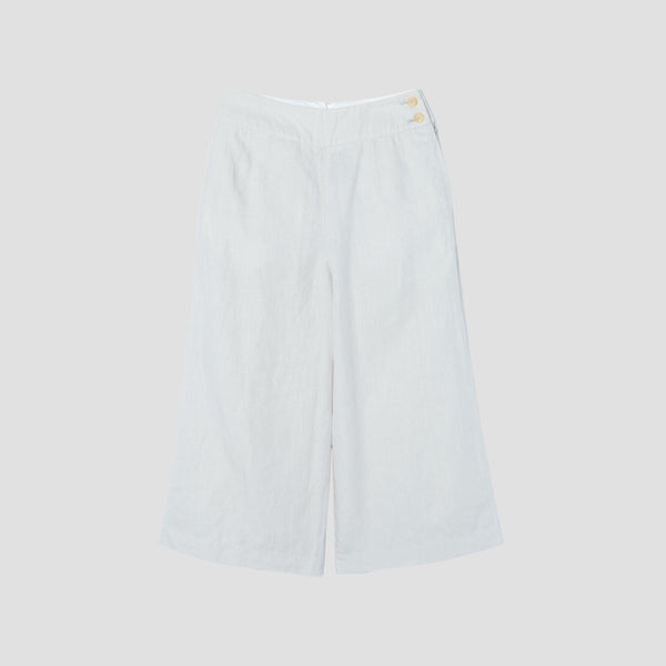 HIGH DENSE LINEN TROUSERS