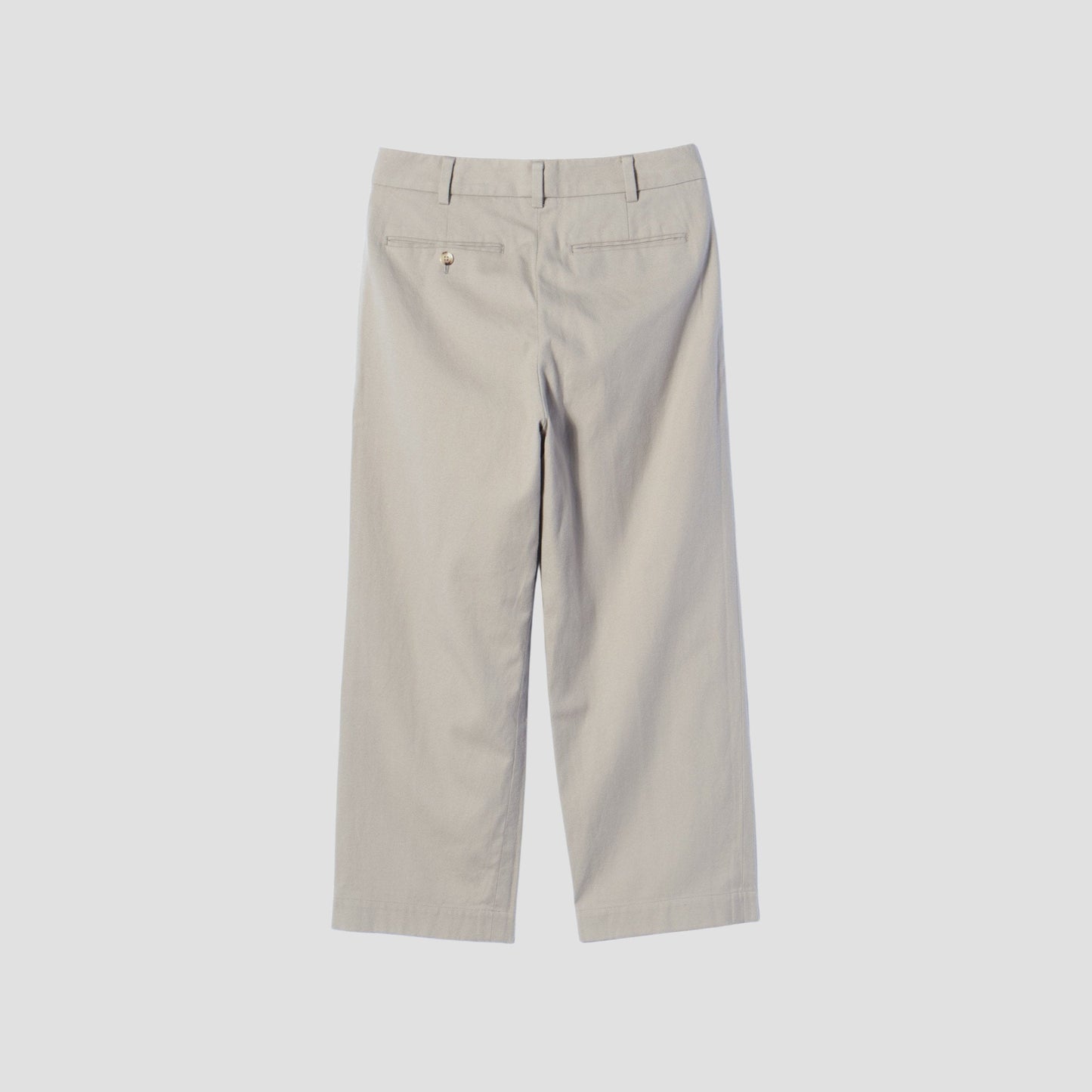 BRUSHED COTTON WOOL TROUSERS
