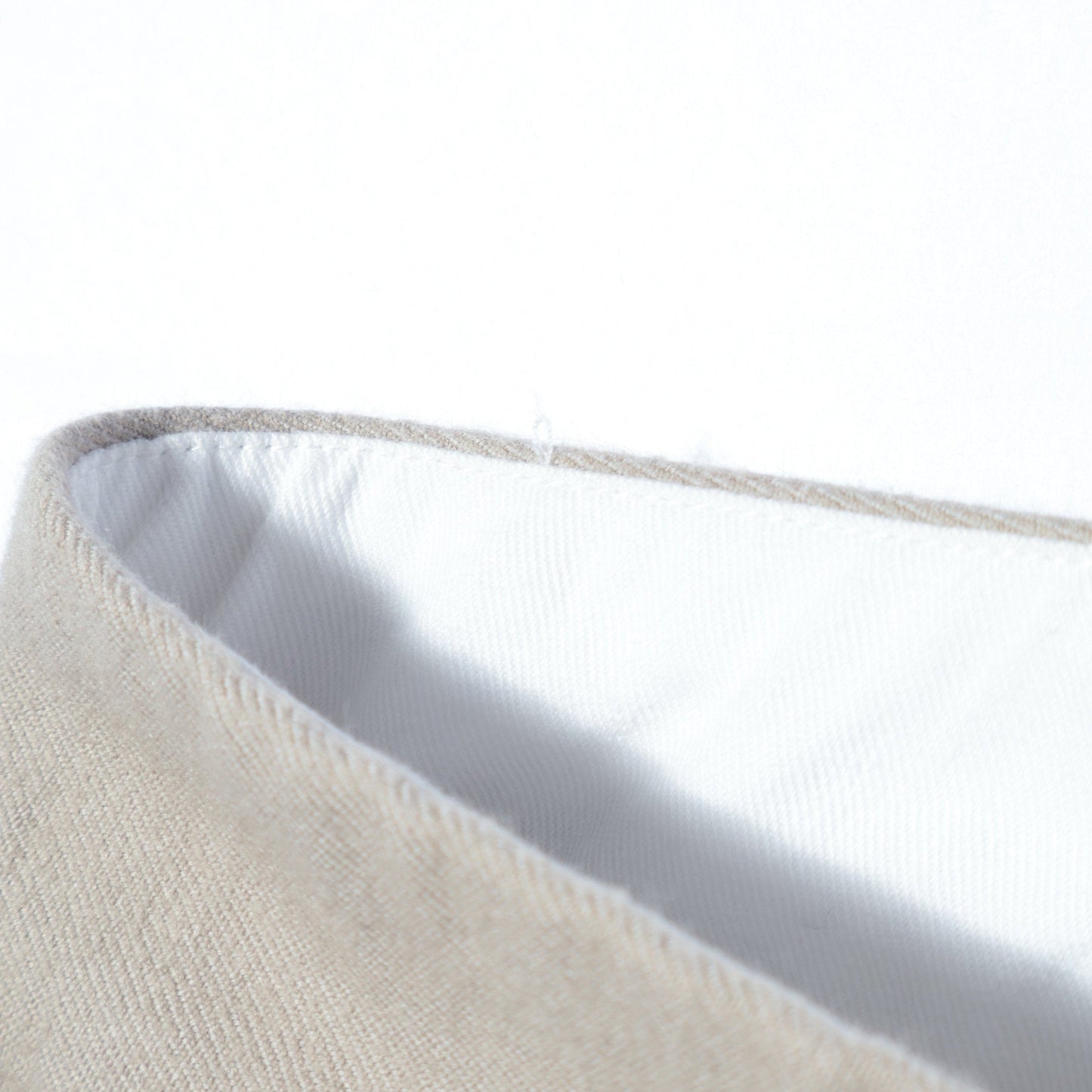 BRUSHED COTTON WOOL TROUSERS