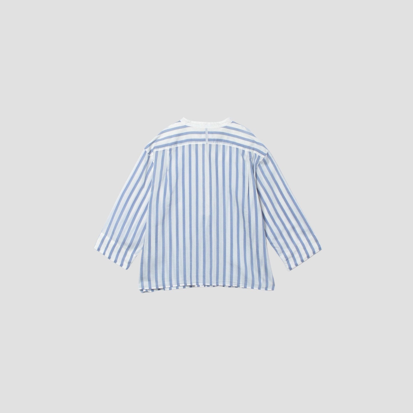 SILK COTTON BOLD STRIPE SHIRT