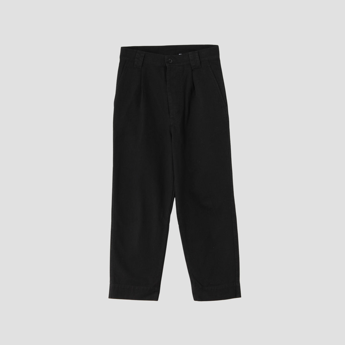 SOFT TWISTED YARN COTTON TROUSERS