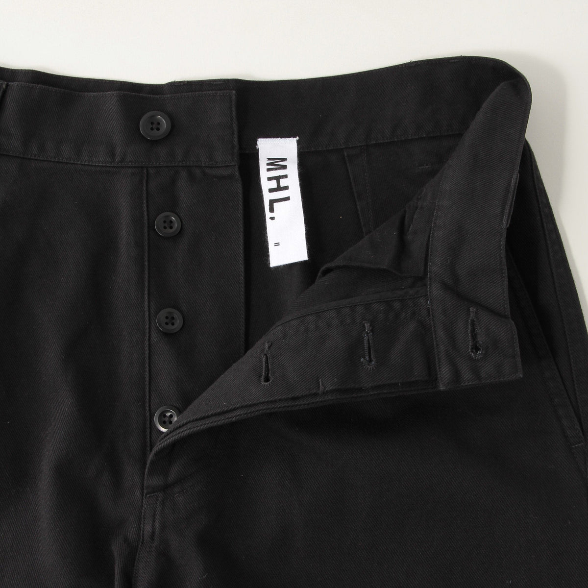 SOFT TWISTED YARN COTTON TROUSERS