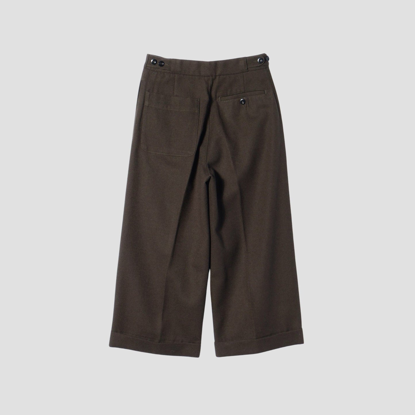 WOOL COTTON DRILL TROUSERS