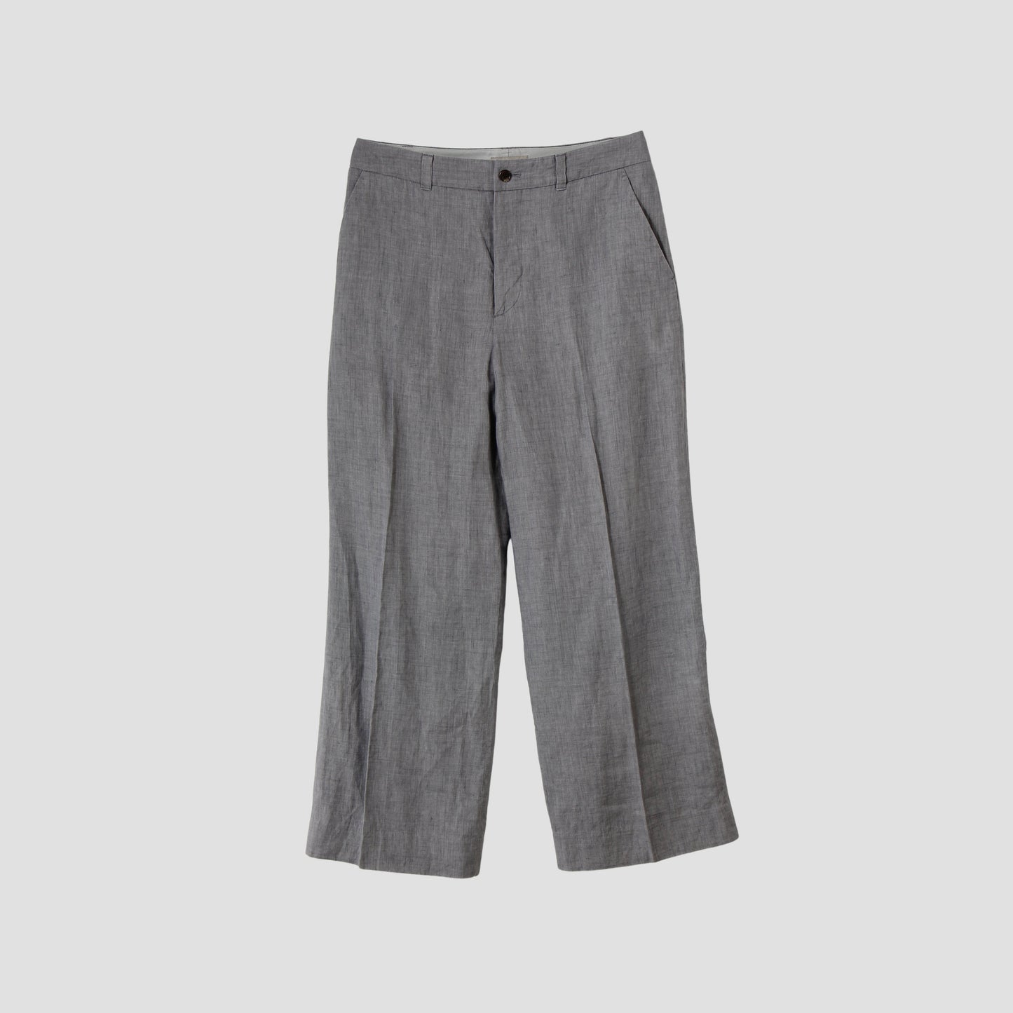 LINEN MELANGE TROUSERS
