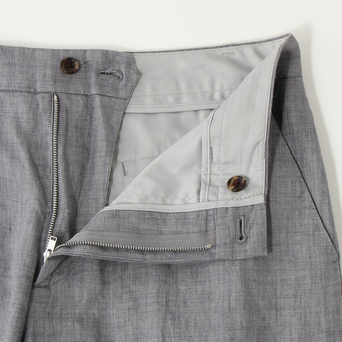 LINEN MELANGE TROUSERS