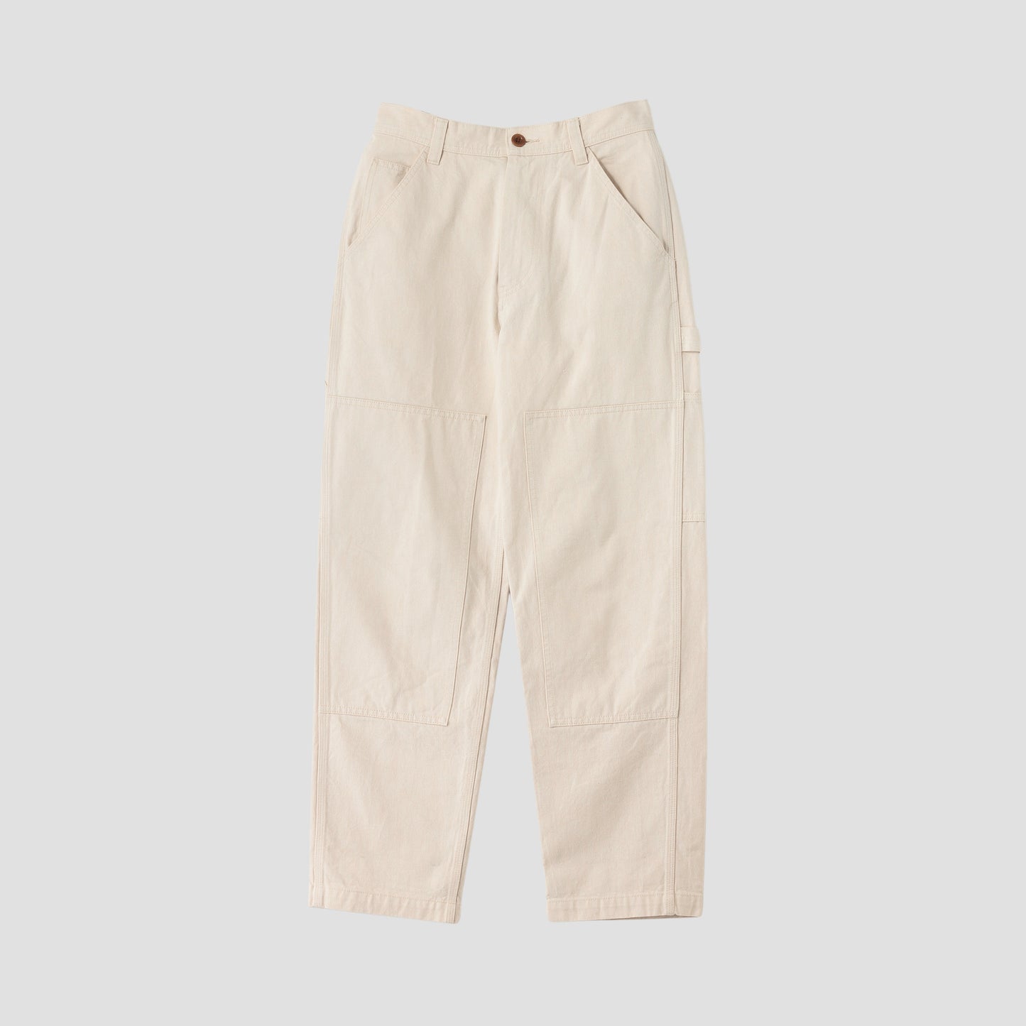 NATURAL DENIM TROUSERS