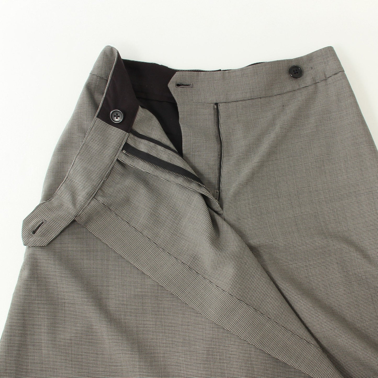 FINE WOOL POPLIN TROUSERS