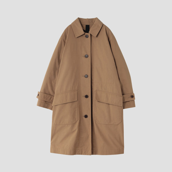 PROOFED COTTON NYLON TWILL COAT