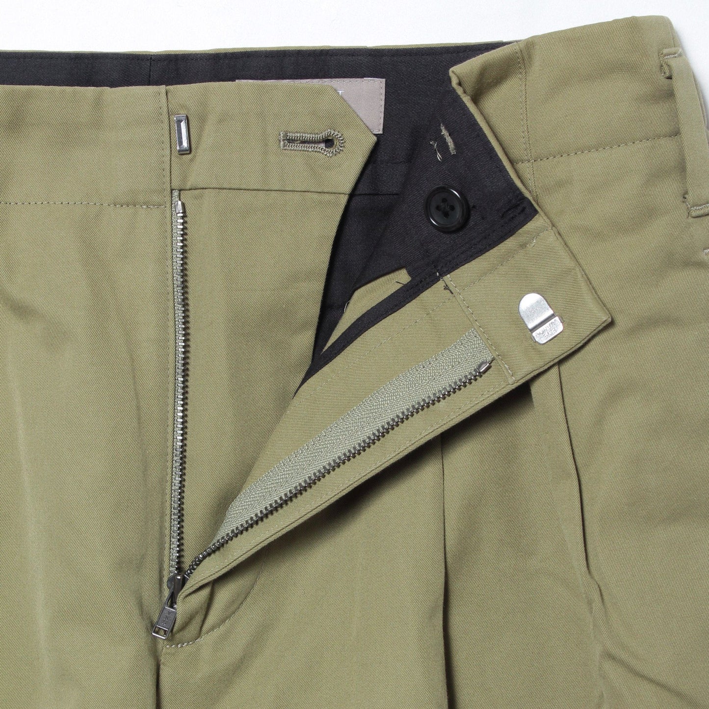 REFINED COTTON GABARDINE TROUSERS