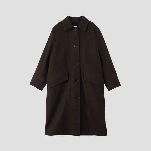 BASIC WOOL MELTON COAT