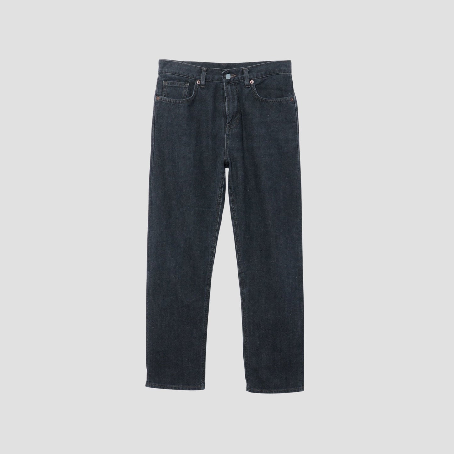 BLACK DENIM TROUSERS