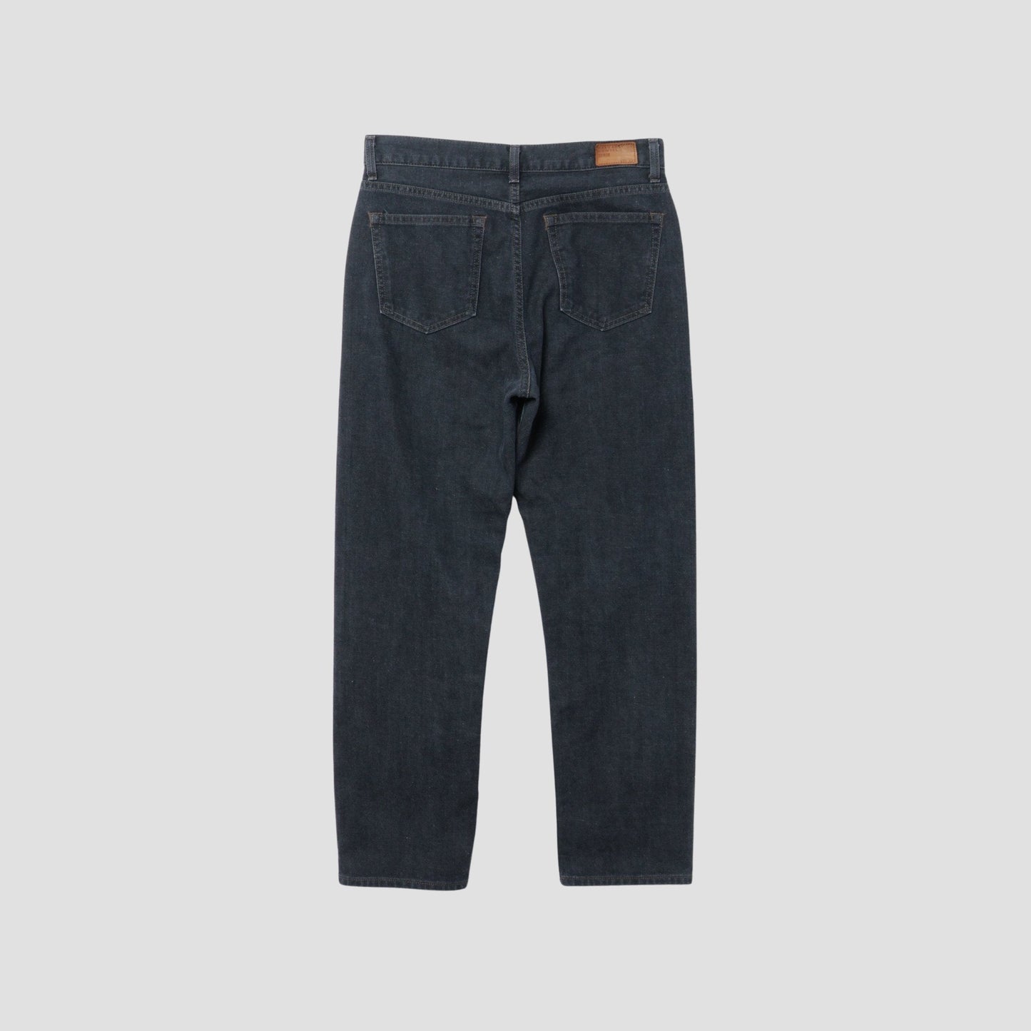 BLACK DENIM TROUSERS