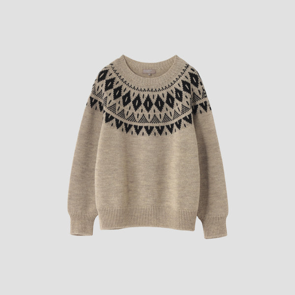 NATURAL WOOL KNIT